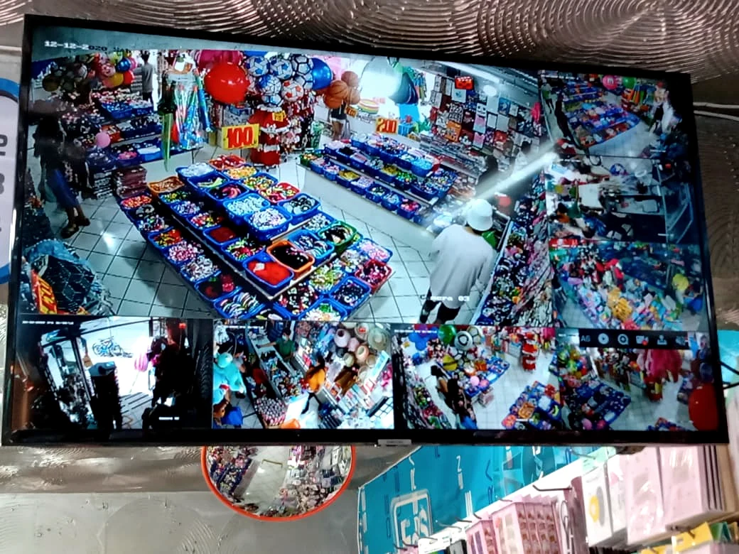 Monitoreo real de cámaras de seguridad en comercio